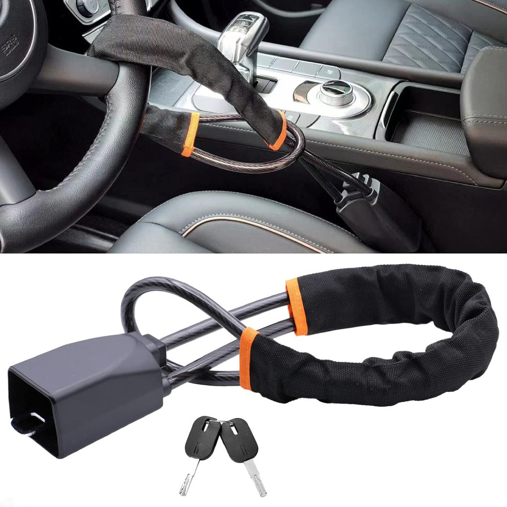 Best-selling Universal Steering Wheel Lock - Ultimate Anti-Theft Solution for Every Vehicle