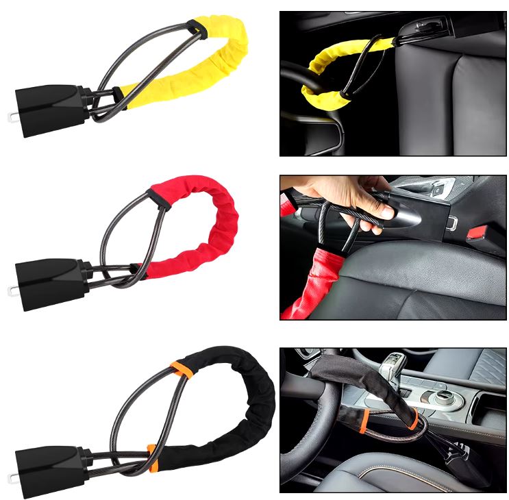 Best-selling Universal Steering Wheel Lock - Ultimate Anti-Theft Solution for Every Vehicle